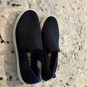 Rothy's Black and Blue Womens slip one